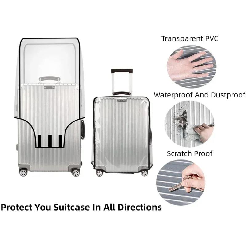 New 20-30inch Luggage Cover Tr - Luggage Protective Cover Transparent ulasan dan harga