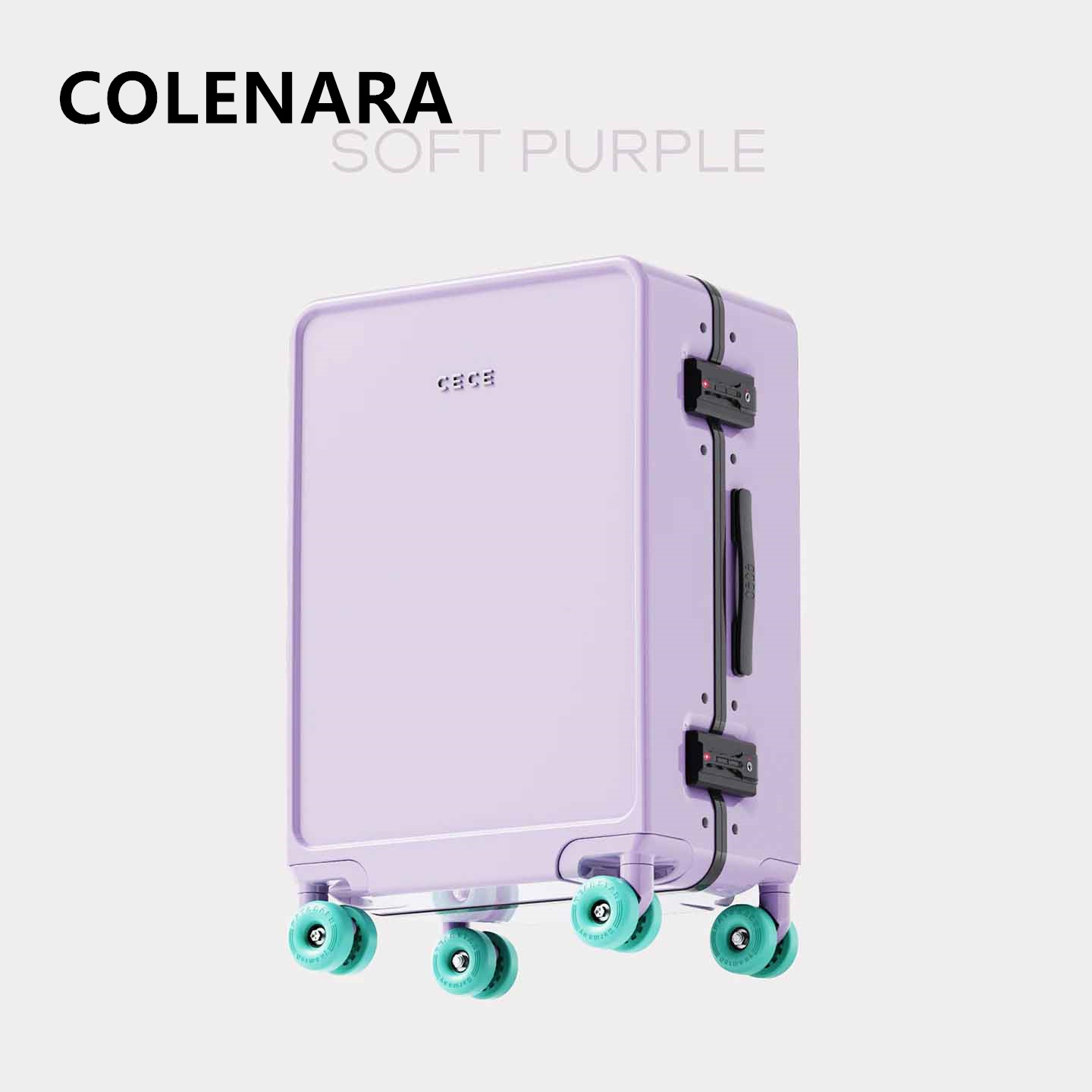 COLENARA  ABS+PC LuggageBoardi - Aluminum Frame Carry On Luggage ulasan dan harga