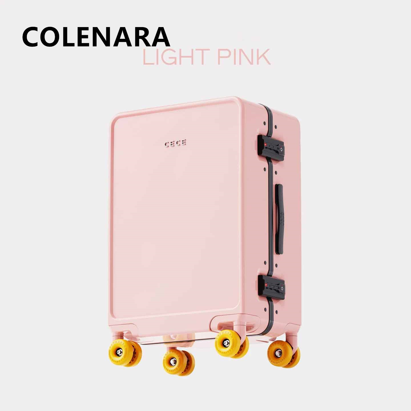 COLENARA  ABS+PC LuggageBoardi - Aluminum Frame Carry On Luggage ulasan dan harga