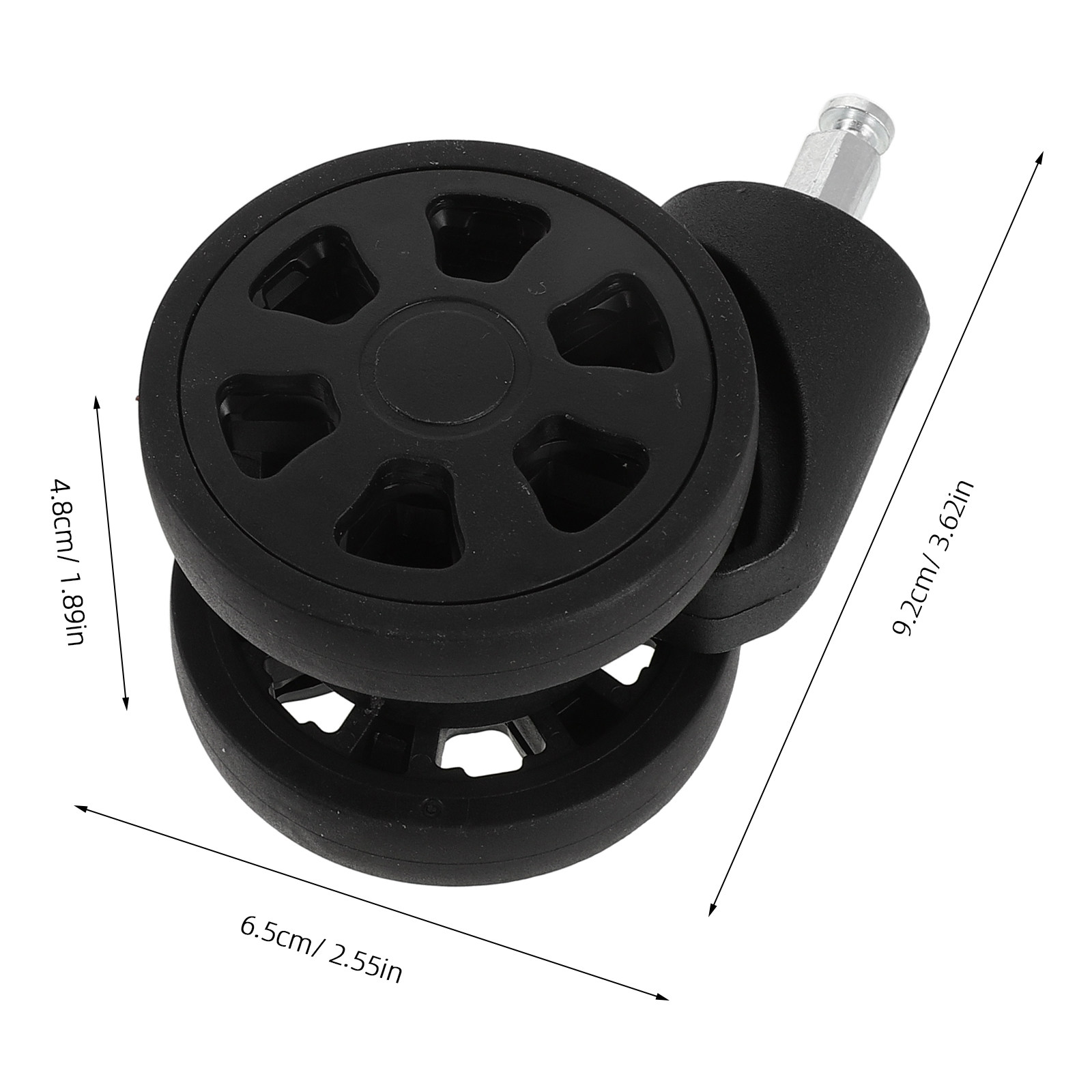 2Pcs Universal Luggage Wheels  - Silent Replacement Luggage Wheels ulasan dan harga
