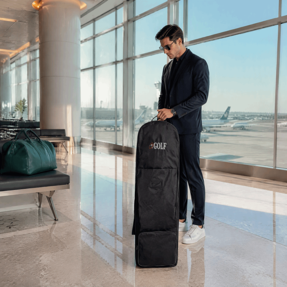 Black Golf Travel Bag Foldable - Foldable Rolling Luggage Bag ulasan dan harga
