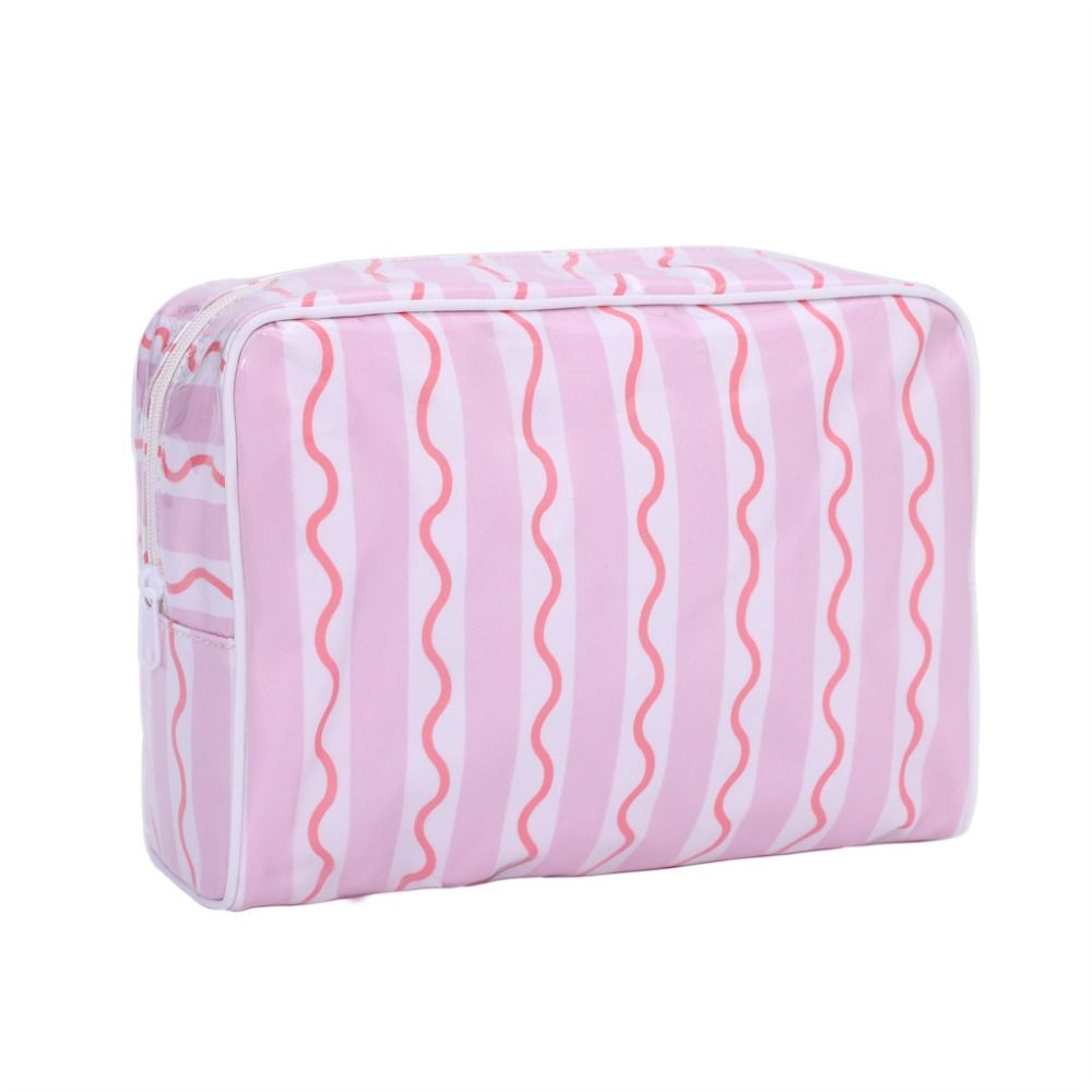 Polyester PVC Cosmetic Bag Dou - Cosmetic Bags ulasan dan harga