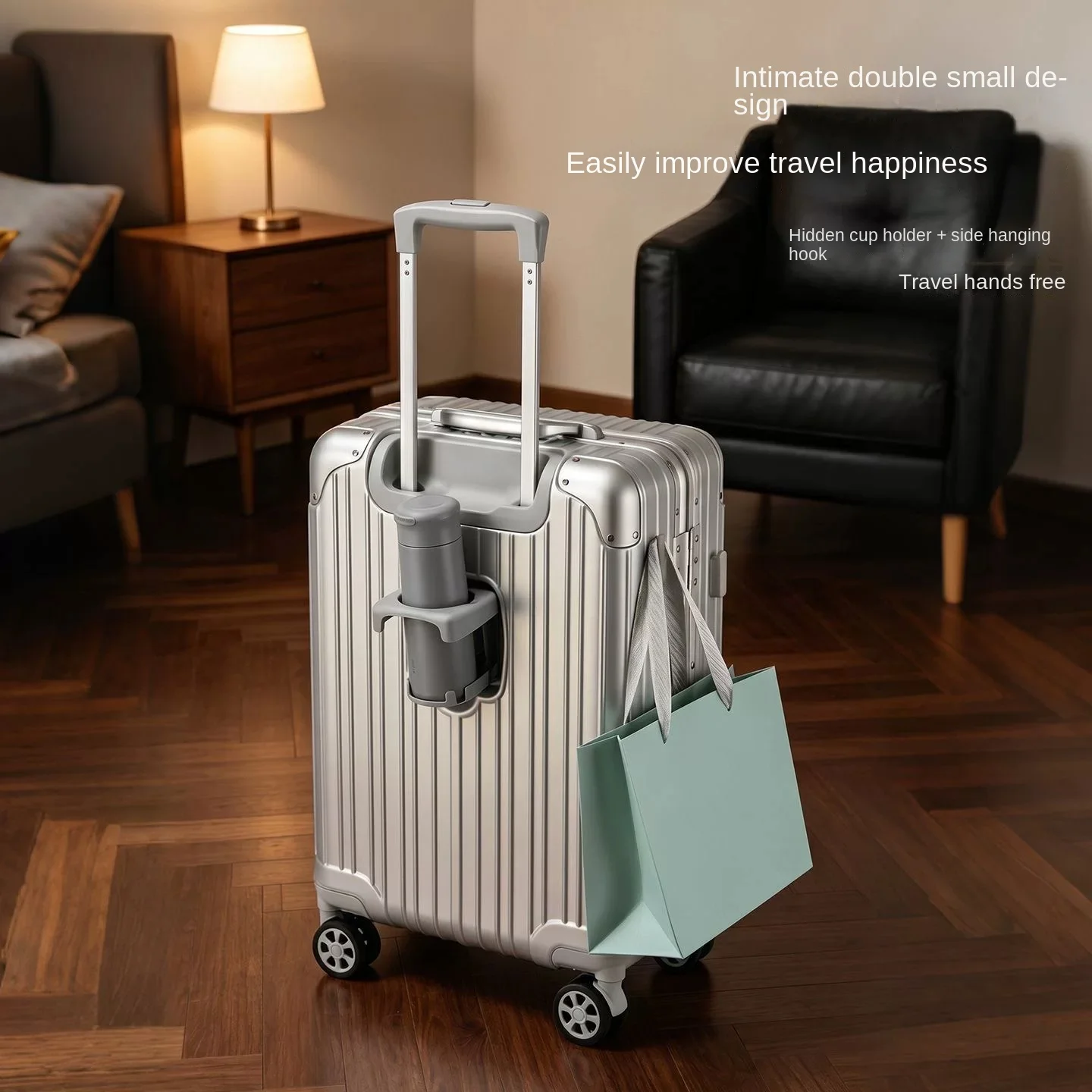 20/24/28 inch Front Opening Tr - Spinner Wheel Rolling Suitcase 20 Inch ulasan dan harga