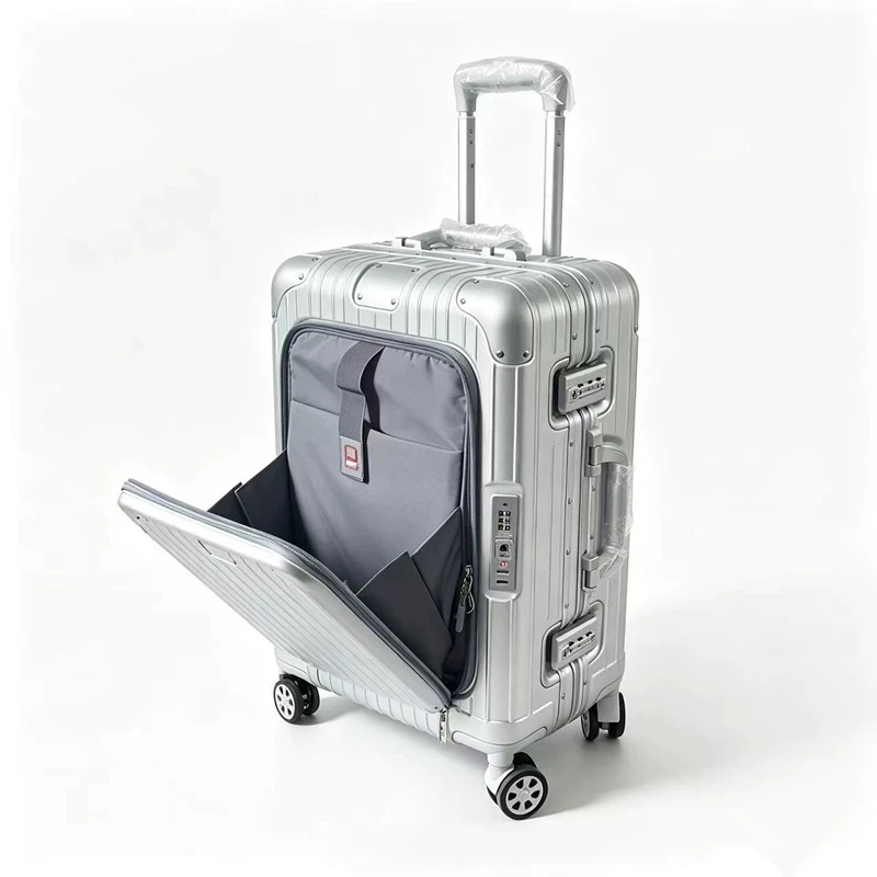 20/24/28 inch Front Opening Tr - Spinner Wheel Rolling Suitcase 20 Inch ulasan dan harga