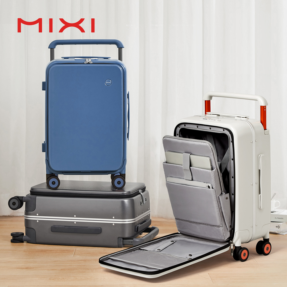 Mixi New Design Wide Handle Su - Aluminum Frame Carry On Luggage ulasan dan harga