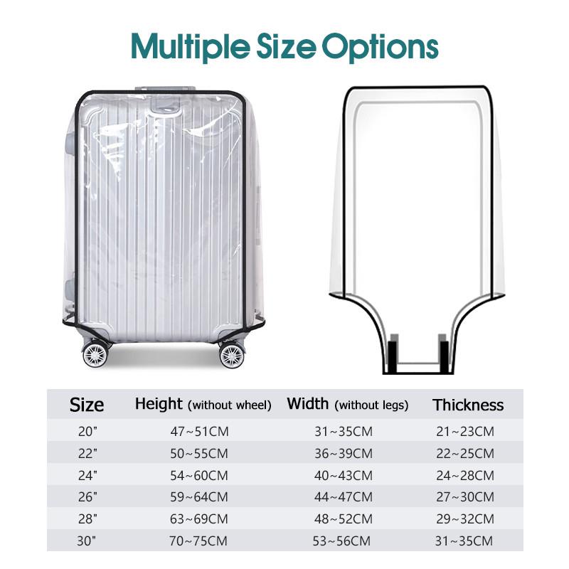 Waterproof Transparent Luggage - Luggage Protective Cover Transparent ulasan dan harga