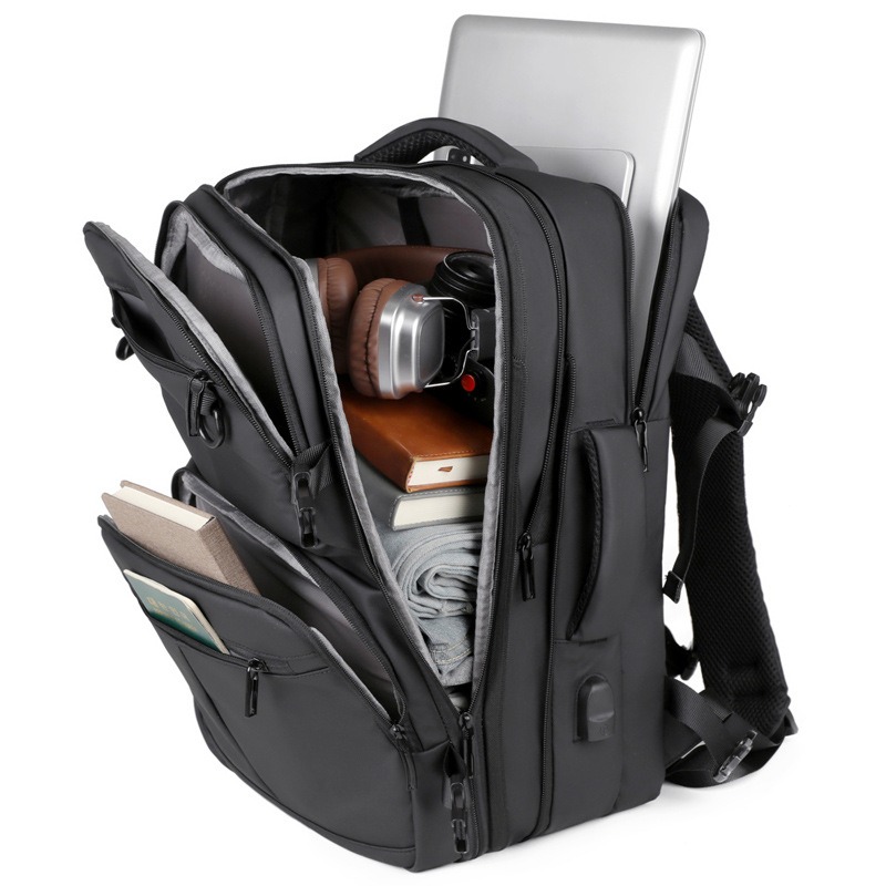 Expandable Travel Backpack Men - Backpacks ulasan dan harga
