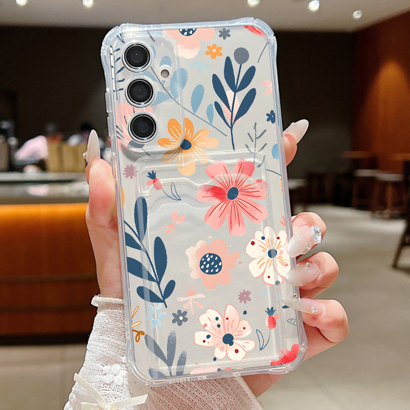 Colorful Flower Wallet Case Fo - Wallets ulasan dan harga