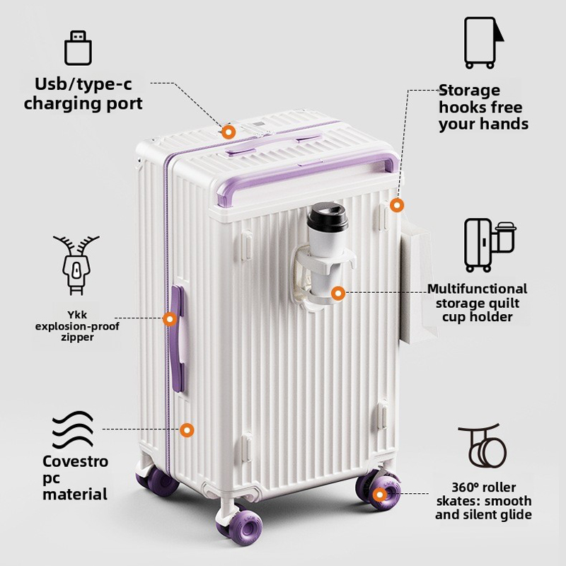 20/24/28/30 Inch Wide Pull Rod - Spinner Wheel Rolling Suitcase 20 Inch ulasan dan harga