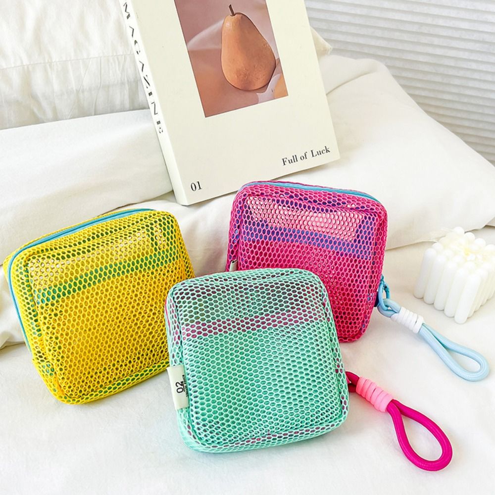 Fashion Dopamine Color Storage - Cosmetic Bags ulasan dan harga