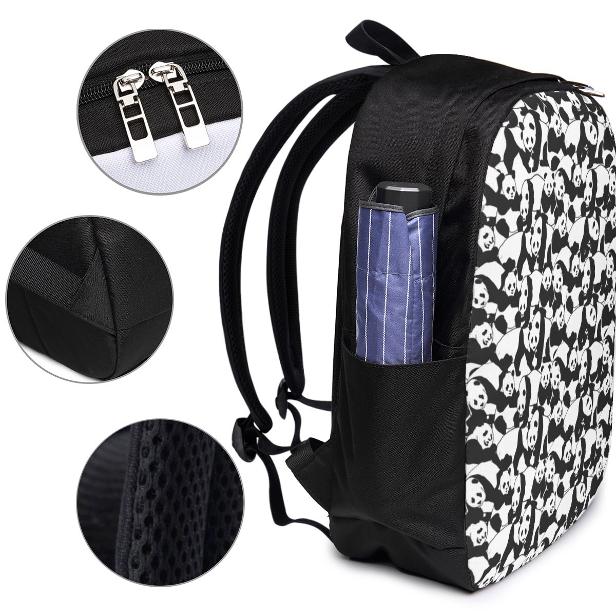 Panda Pattern Backpack Travel  - Backpacks ulasan dan harga